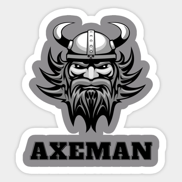 Axe Man T-Shirt, Axe Throwing Shirt, Ax Tee, WATL, Mens TShirt, Dad Gift, T-Shirt for Husband, Christmas, Axe Thrower, Father's Day Sticker by Coffee Conceptions